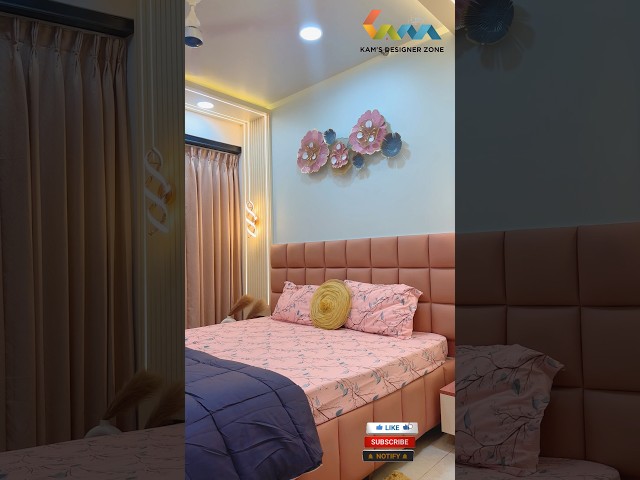 Peach Theme Bedroom Design #interiorstyle #homedecor #home #bedroom