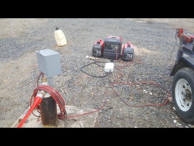 Running a Well Pump on Paralelled Honda Generators