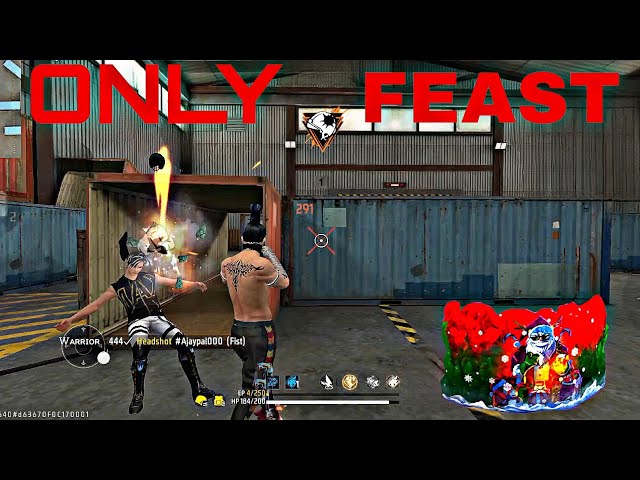 ONLY FEAST CHALLANGE😈 BEST MOMENTS WAIT FOR END 🔚 @WARRIOR444FF