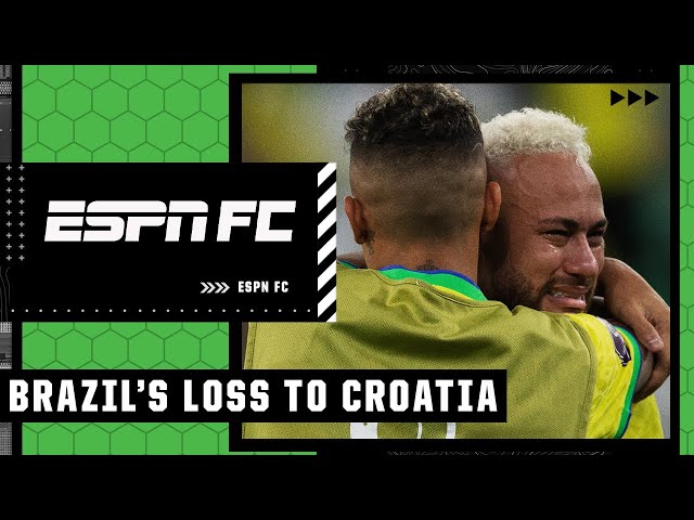 BRAZIL OUT after PK loss to Croatia 👀 [FULL REACTION] | ESPN FC