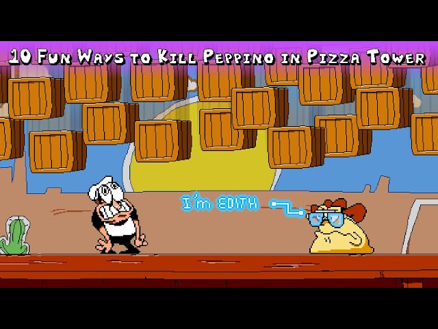 10 Fun Ways the Vigilante can Kill Peppino in Pizza Tower!