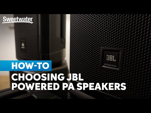 Choosing the Best JBL Powered PA Speakers for YOU!