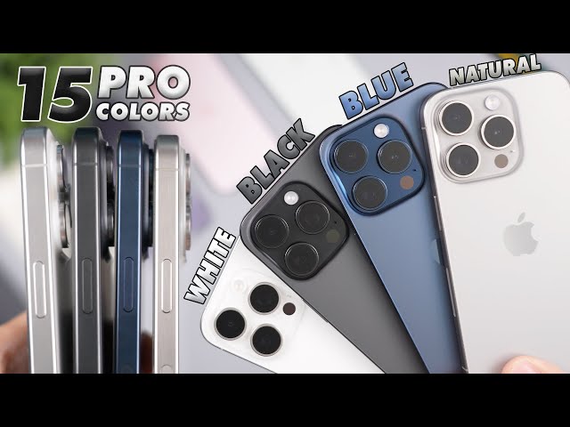 iPhone 15 Pro: All Colors In-Depth Comparison! Which is Best?