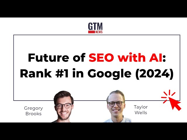 Future of SEO with AI: Rank #1 in Google (2024)