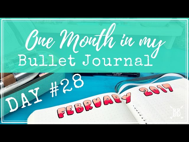 One Month in my Bullet Journal - Day 28