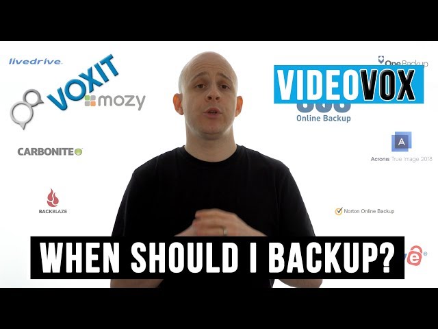 How often should I backup my data? | VideoVox002 | VOXIT Limited