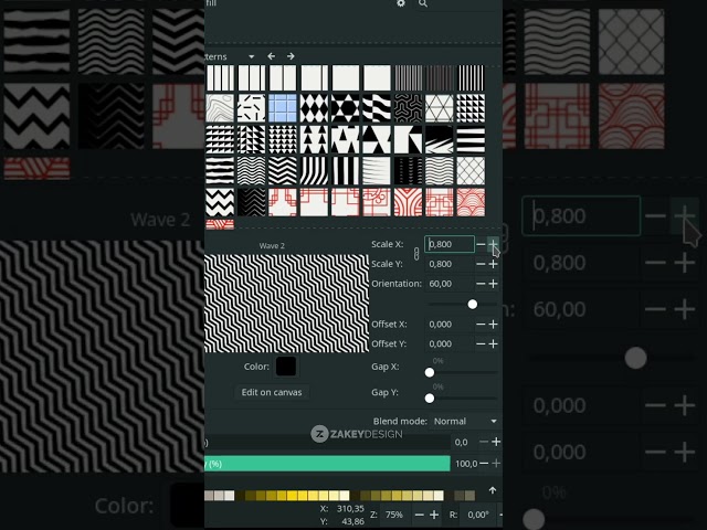 Seamless Pattern in Inkscape