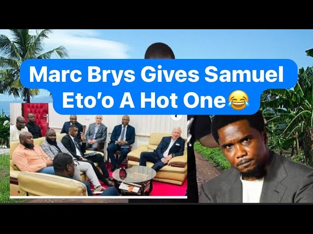Marc Brys say make Eto'o Shidong Quiet 😂😂