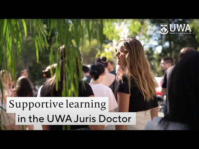 Supportive Learning in the UWA Juris Doctor