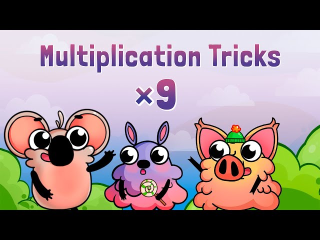 Multiplication by 9 | Multiplication Tricks for Kids