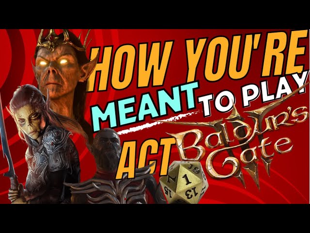 How Larian Studios Wants You to Play Baldur's Gate 3