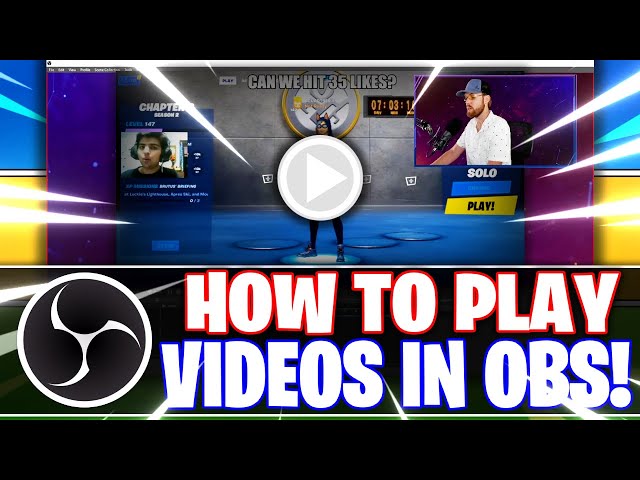 OBS Studio: How to Play a Video (OBS Studio Tutorial) -- How to Use OBS Guide & Settings