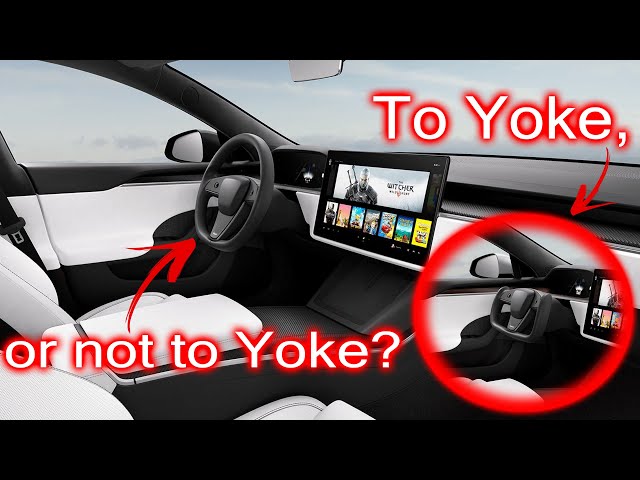 Tesla's Secret Normal Steering Wheel on the Refresh S/X? Why The Yoke?