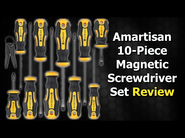 Amartisan 10 Piece Magnetic Screwdriver Set Review