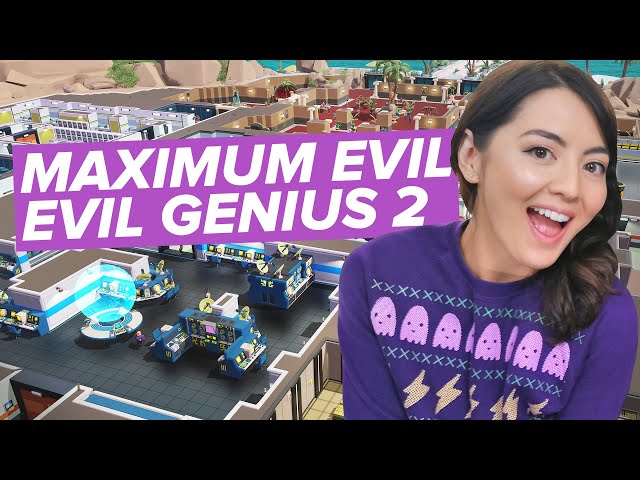 MAXIMUM EVIL in Evil Genius 2 😈 Jane Builds Her Perfect Supervillain Lair | Evil Genius 2 on Console