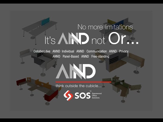 ANND Workstation System- SOS, Spacewood Office Solutions