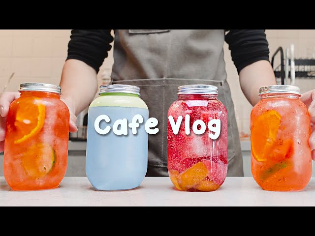 💐편안한 주말/1시간 모아보기🥤1 hours/Cafe Vlog/ASMR/Tasty Coffee#482