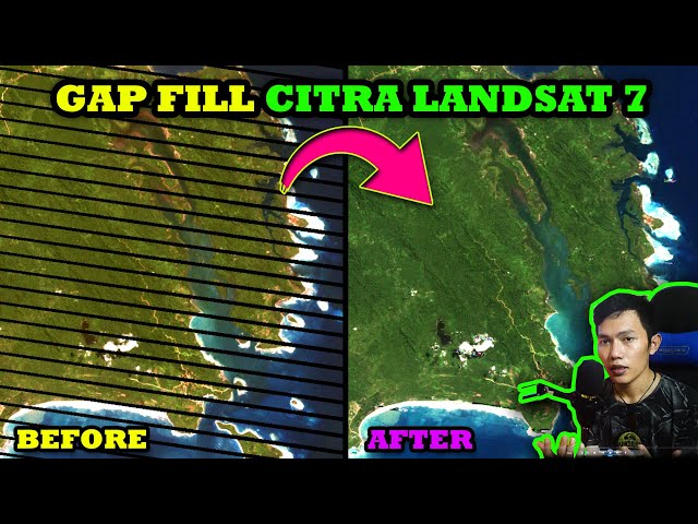 Tutorial to Repair Landsat 7 Satellite Image Gap (Striped) | Envi