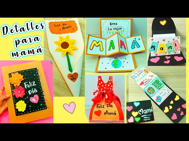 5 Ideas de tarjetas para regalar el día de la madre
