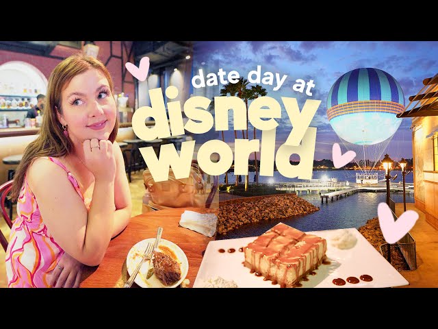 We went on a Perfect Date Day at Disney World💗 Disney Springs, Sunset, Food & Romance