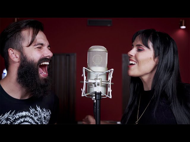 I SING WITH MY STUDENT 🖤- Whole world is watching (Within Temptation Cover)