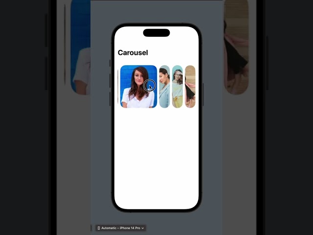 Implementing a Carousel Inspired by the Material Carousel #SwiftUI