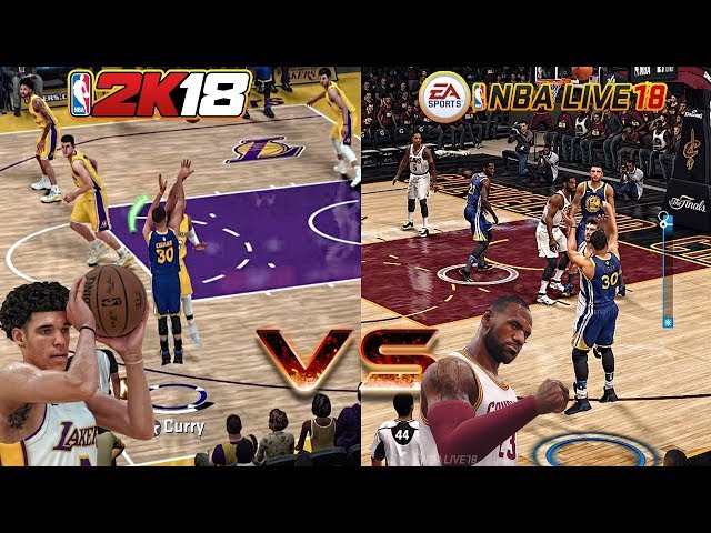 STOP PLAYING!!! NBA LIVE 18 GAMEPLAY VS NBA 2K18 GAMEPLAY! THIS ONE IS A NO BRAINER!
