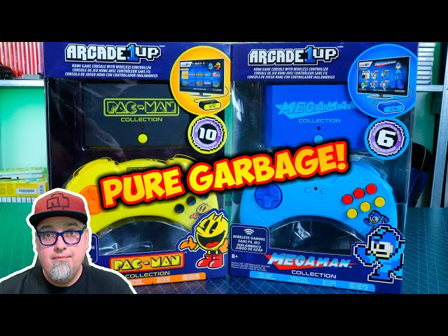 Arcade1Up Mega Man & Pac-Man Collection HDMI Plug & Play Consoles! Straight Up Garbage Even Hacked!