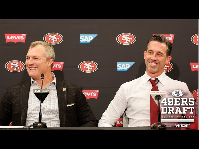 Lynch and Shanahan Discuss Drafting Ricky Pearsall with the 31st-Overall Pick | 49ers