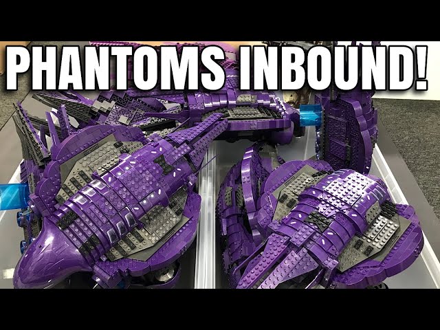Phantoms Inbound!! Lots of them - Mega Bloks Covenant Phantom collection