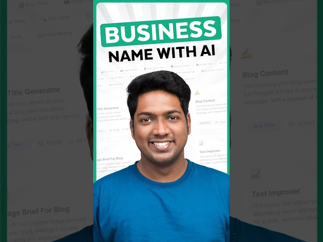 Choose Your Business Name with AI | Business Name Generator