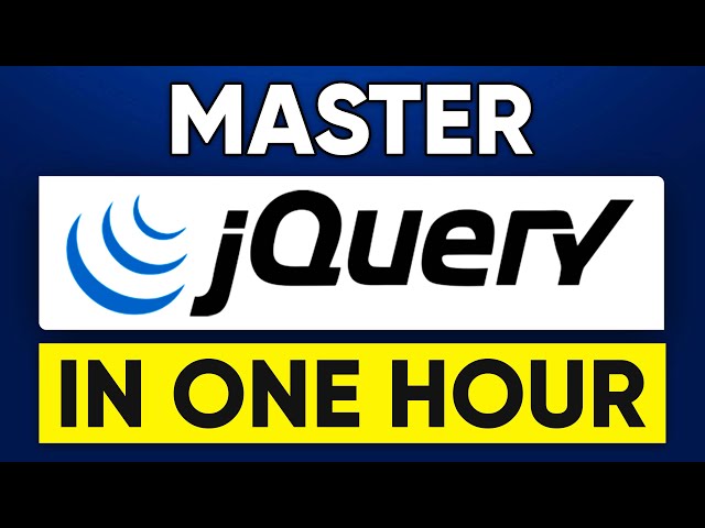 jQuery in One Video | Explained in EASIEST WAY