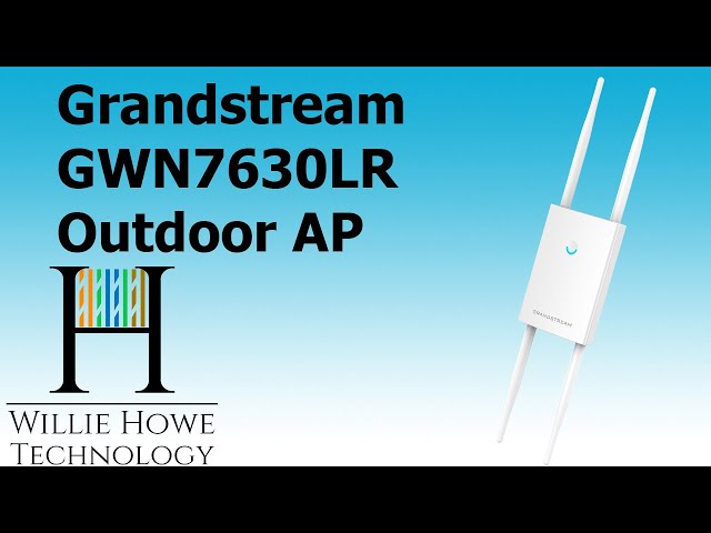 Grandstream Networks GWN7630LR Outdoor AP Intro