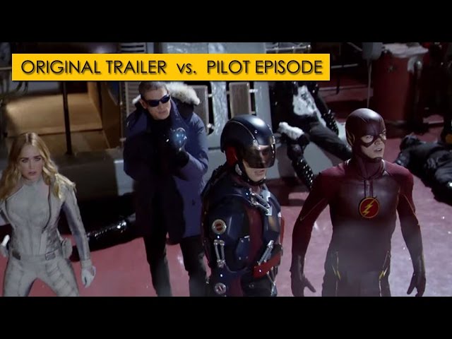 Legends of Tomorrow - Original Trailer vs Pilot Episode