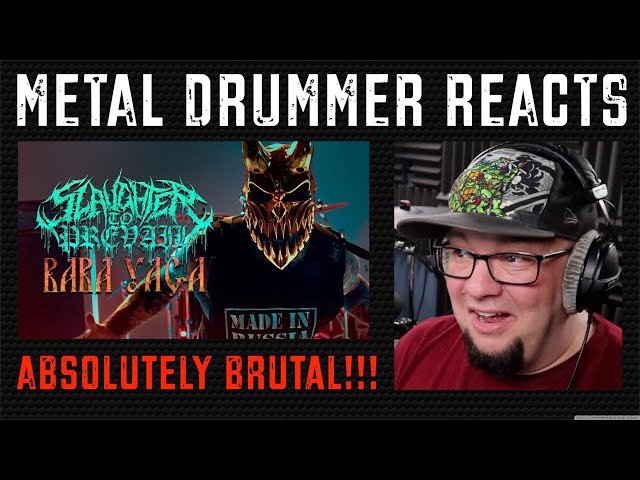 Metal Drummer Reacts to BABA YAGA (Slaughter To Prevail)
