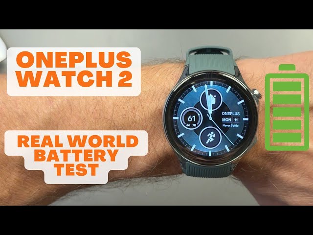 OnePlus Watch 2 - Real World Battery Test