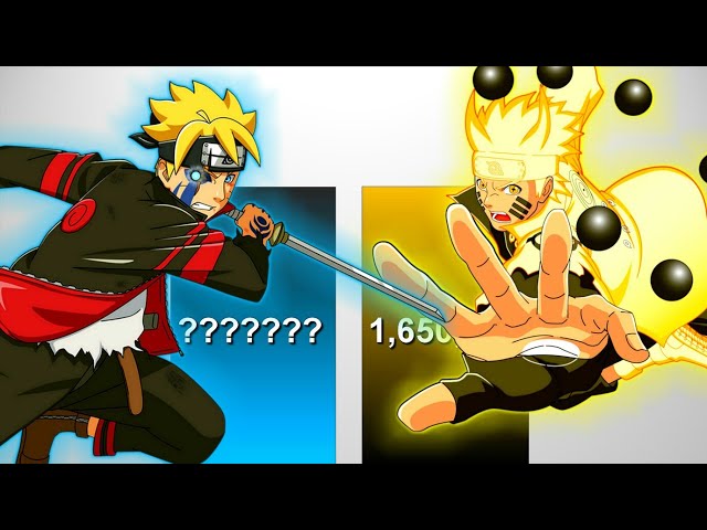 Boruto VS Naruto POWER LEVELS - Naruto/Naruto Shippuden/Boruto NNG