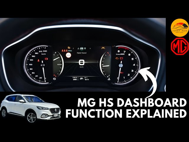 MG HS Tutorial -- Dashboard Functions and Controls Explained -- Complete Guide - 2018 to 2023