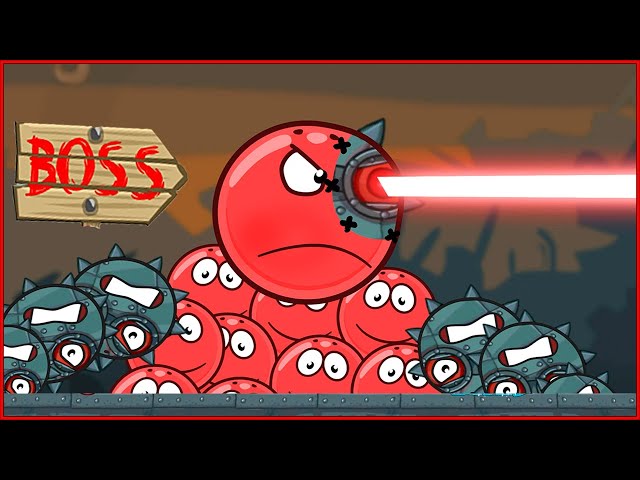 New boss in the red ball game 4. Animation battle