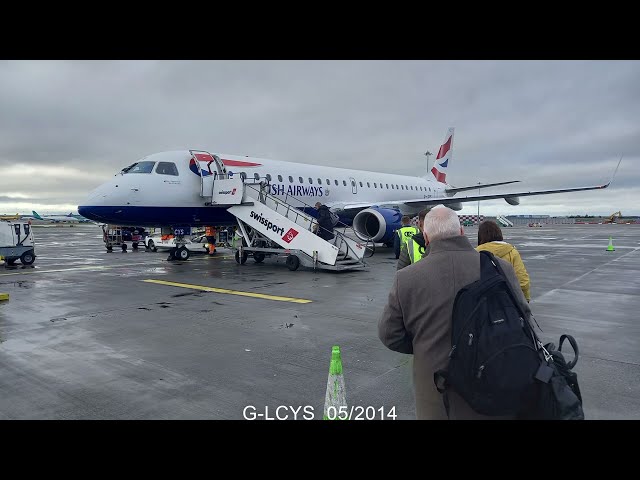 BA Dublin to London City in Club Europe. Very short taxi to the stand.