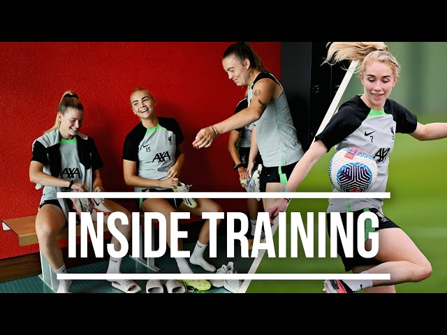 Inside Training: FIRST SESSION at Melwood for Liverpool FC Women!