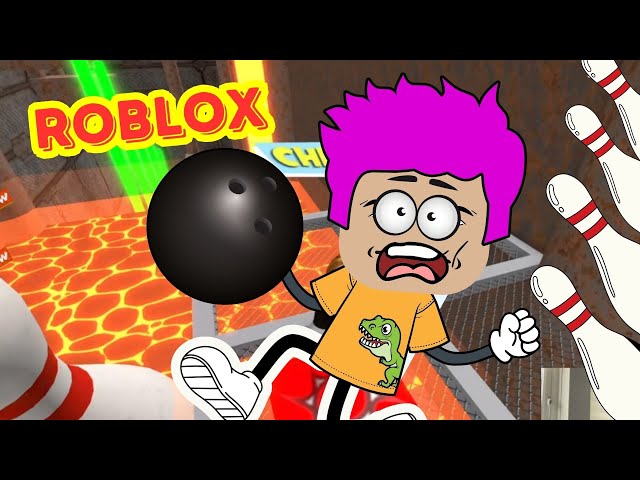 ROBLOX Escape the Bowling Alley | Save OBBY from the LAVA