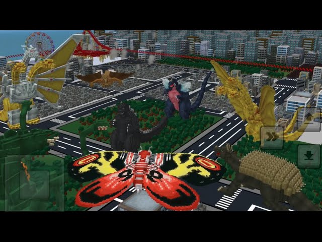 Sobreviviendo a oleadas de titanes que quieren acabar conmigo Godzilla DLC Minecraft Parte 2