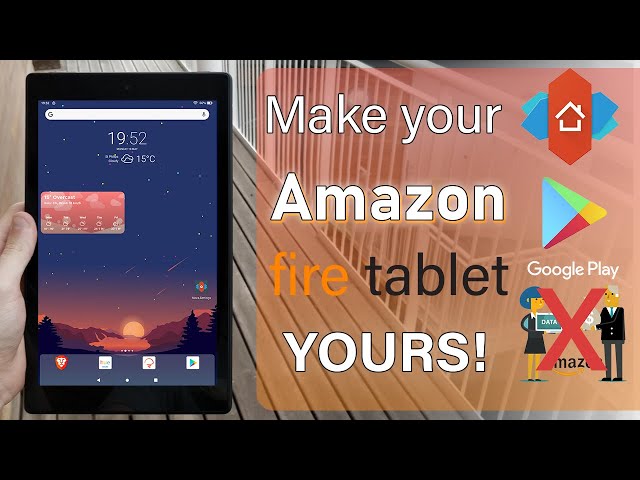 Turn your Amazon Fire Tablet into a Beautiful Device (Custom Launcher & Install Google Play Store)