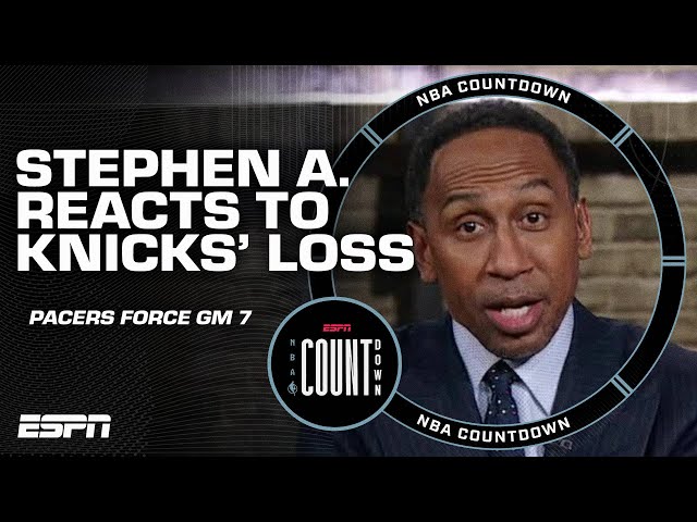 THERE IS NO TOMORROW! - Stephen A. reacts to Knicks' Game 6 loss to the Pacers | NBA Countdown