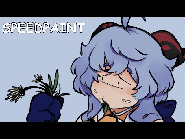 [speedpaint] "flower girl, break time!"
