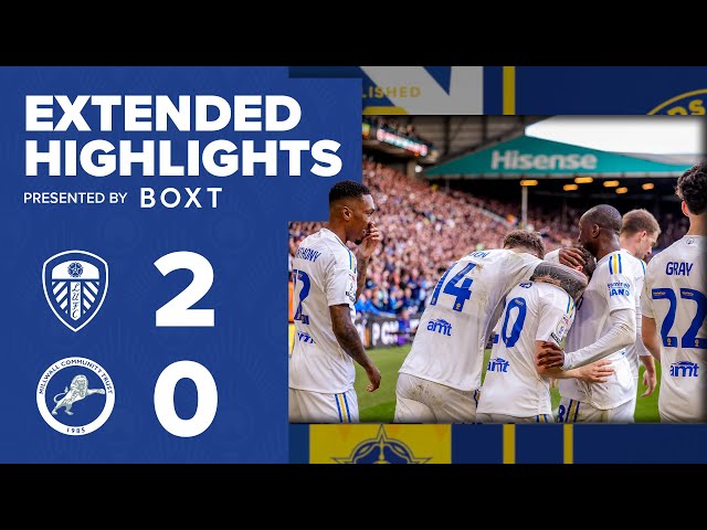 Extended highlights: Leeds United 2-0 Millwall | EFL Championship