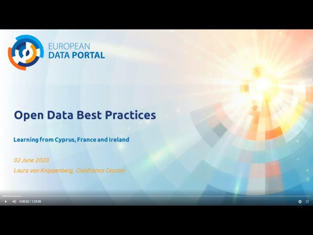 Open data best practices in Europe: Cyprus, France and Ireland