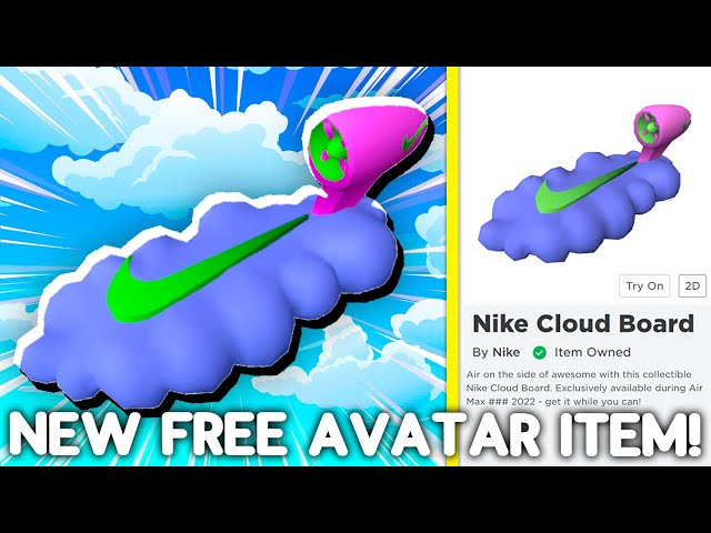 NEW Free Roblox PROMO Avatar Item! Roblox Nikeland Airtopia Promo Code