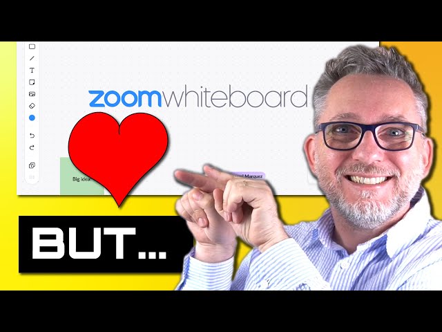 NEW Zoom WHITEBOARD Review and Demo (2022 feature included in the FREE plan)